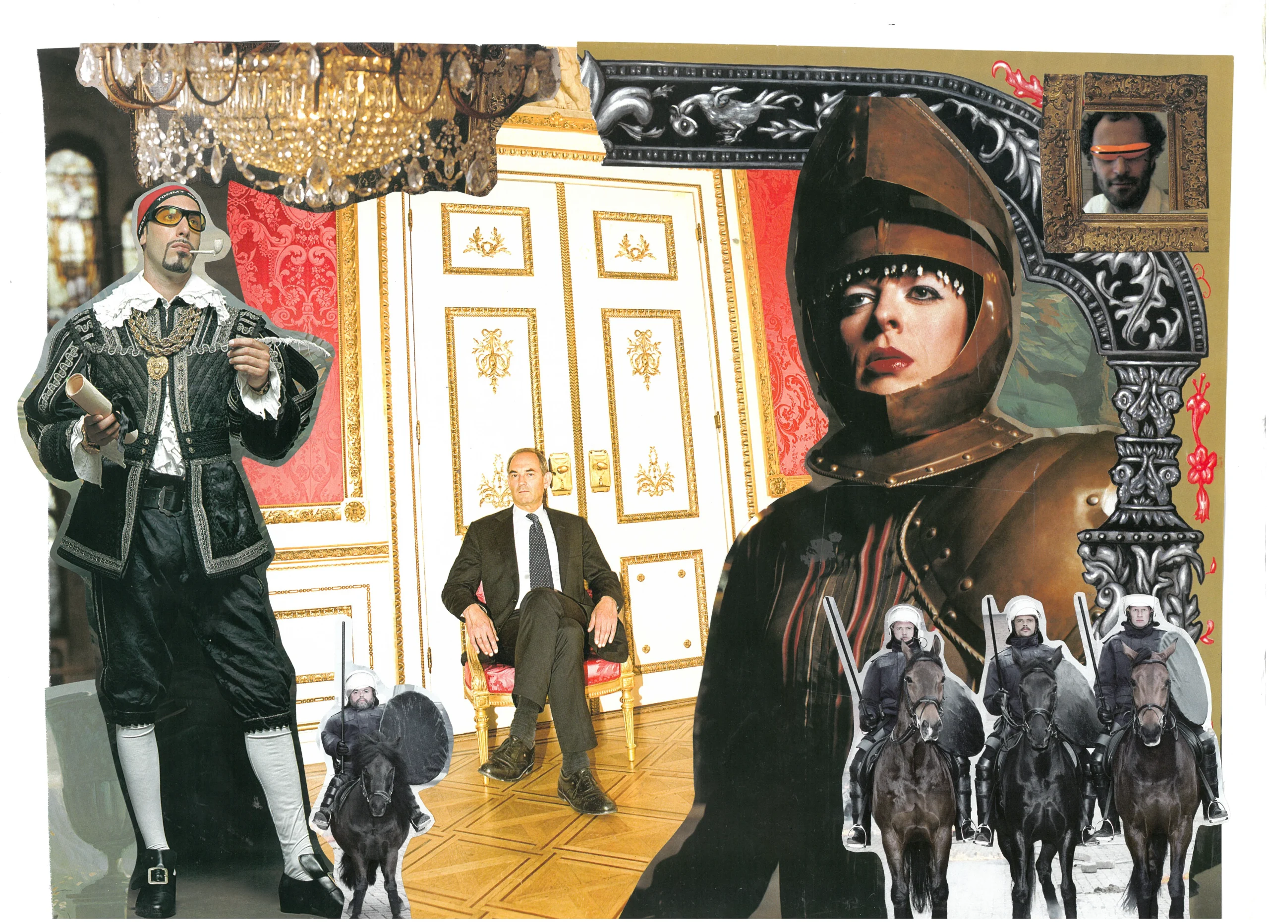 Fake news collage